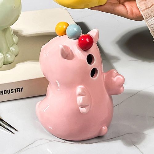 Nordic Style Unicorn Fruit Fork Storage Dinnerware Jar