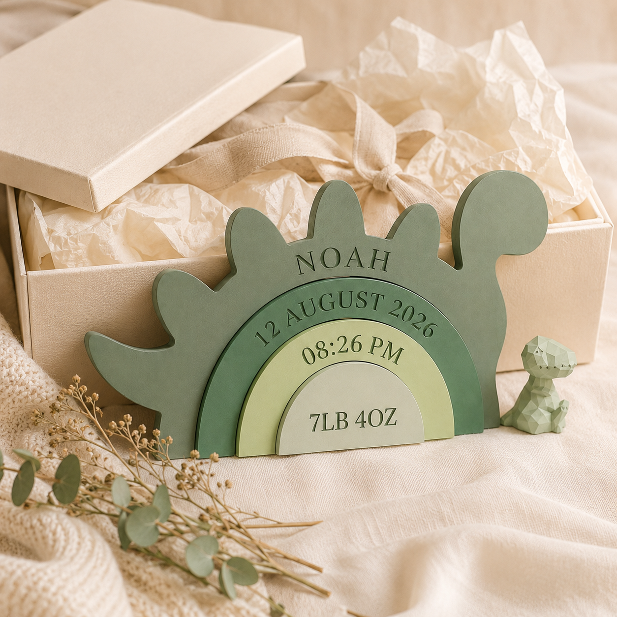 Personalized baby shower keepsake gift