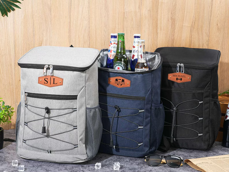 Personalized Groomsmen Cooler Backpack | Custom Insulated Beer Bag | Golf Picnic Tote | Best Man Engraved Gift