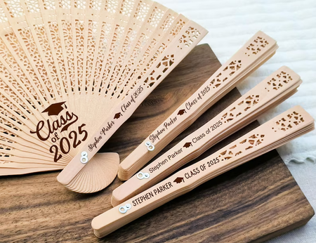 Personalized Graduation Fans Bachelor's Degree Graduation Gift Custom Nursing Graduation Favors Gift for 2026 Graduates Graduation Presents