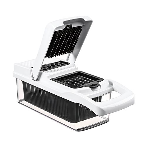 Manual Vegetable Slicer - 9-in-1 Safe Cutter for African Kitchens | No Knife Needed