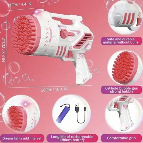 🔥 69-Hole Bubble Blaster