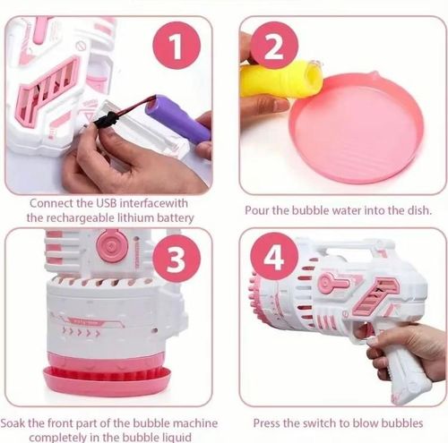 🔥 69-Hole Bubble Blaster