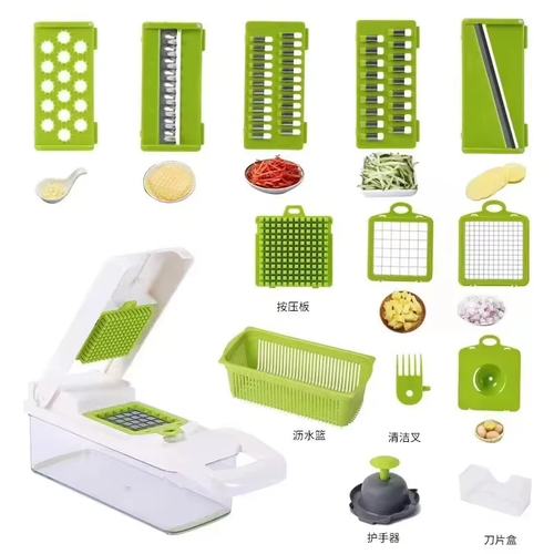 Hot Selling 16 in 1 Kitchen Fruit & Vegetable Slicer, Dicer Multifunction Vegetable Chopper