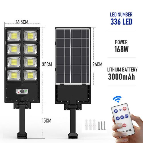 Outdoor Solar Street Lights PIR Motion Sensor LED Solar Lampe IP65 Waterproof Lampadaire Solaire