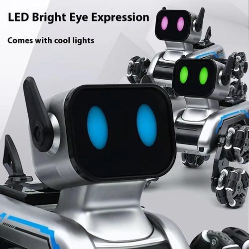 New Children's Intelligent Remote Control Machine Dog Toy Car Eight Wheel Drive Mechanical Climbing Car for Kids Gift