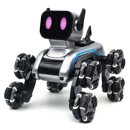 New Children's Intelligent Remote Control Machine Dog Toy Car Eight Wheel Drive Mechanical Climbing Car for Kids Gift