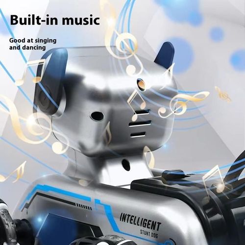 New Children's Intelligent Remote Control Machine Dog Toy Car Eight Wheel Drive Mechanical Climbing Car for Kids Gift