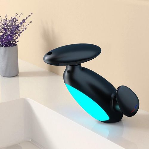 New Design Best Price of LED Ambient Light Wash Basin Pull Out Lavatory Basin Faucet Bathroom Faucets