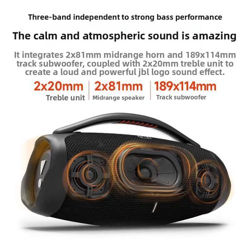 JB.L Boombox3 Deepest Bass 24H Playtime Bluetooth Speaker
