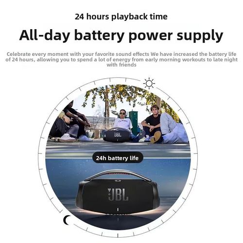 JB.L Boombox3 Deepest Bass 24H Playtime Bluetooth Speaker