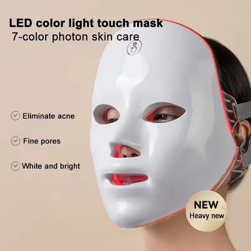 KKS Skin Rejuvenation Anti Acne Wrinkle Removal LED Face Mask Photon Therapy USB Charge 7Colors LED Facial Mask