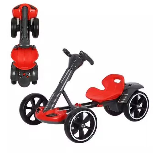No Installation of Children's Go-kart Electric Four-wheeler Folding Can Sit People Portable Children's Toy Car