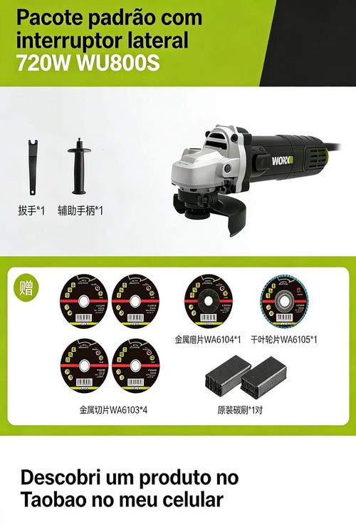 Esmerilhadeira angular elétrica