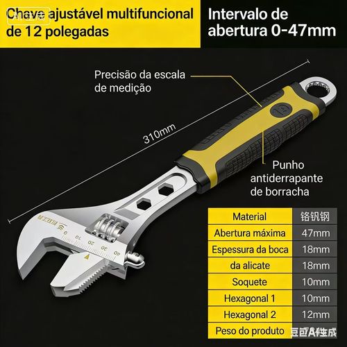 adjustable chave inglesa
