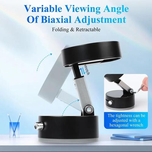 *Magnetic Phone Holder Stand, Adjustable & Foldable, Strong Suction Cup, Vacuum Adsorption, Portable Multifunctional Mobile Phone Stand for Car & Multi-Scene Use vacuum magnetic