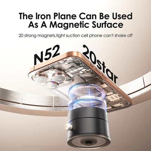 ****Nothing Vacuum Magnetic Phone Stand. Foldable And Retractable, Strongmagnet, Portable, Multi-Scene Useeasy To Use, Zero Bubbles, Your Screenstays Spotless magnet phone mount holder