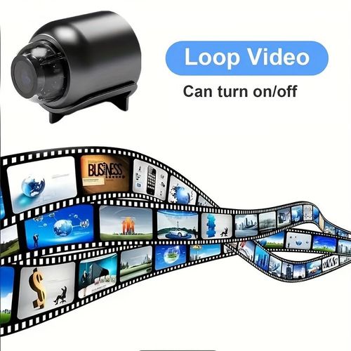 Hidden camera 2025 upgraded 720p home security wireless monitoring micro motion detection alarm night vision real-time recording indoor