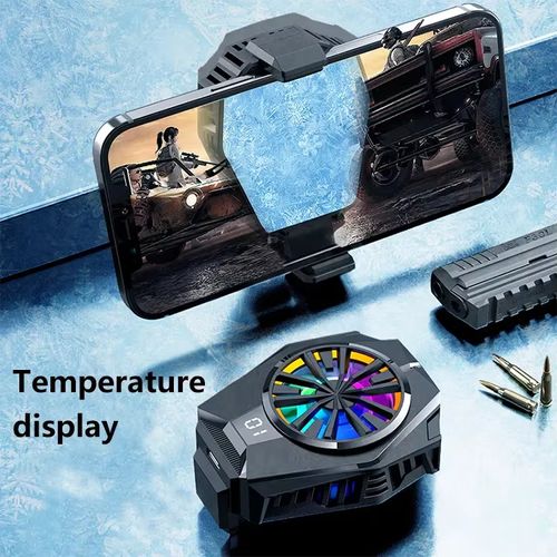 Mini fan cooler, universal mobile phone cooler, ABS aluminum alloy semiconductor rapid mobile phone cooler, digital display mobile phone heat sink, portable game mobile phone cooler, wireless mobile phone fan heat cooler