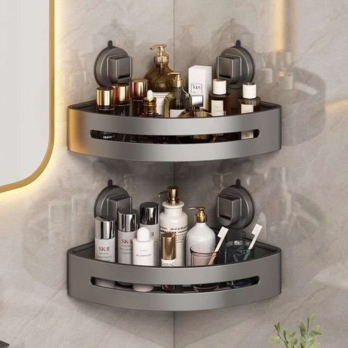 Bathroom, toilet and kitchen storage rack, draining washbasin, household wall, no-drilling suction cup, tripod