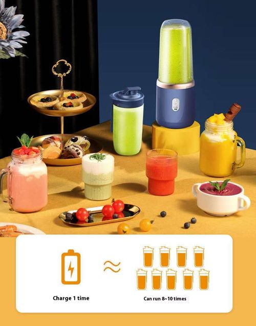 Small juicer, portable juicer, food processor, rechargeable juicer cup, fruit and vegetable blender, household electric juicer cup, mini small multi-functional juicer cup, travel cup