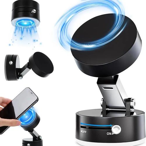 *Magnetic Phone Holder Stand, Adjustable & Foldable, Strong Suction Cup, Vacuum Adsorption, Portable Multifunctional Mobile Phone Stand for Car & Multi-Scene Use vacuum magnetic