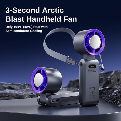 Portable Handheld Fan, Foldable Fan for Summer, 199 Adjustable Level