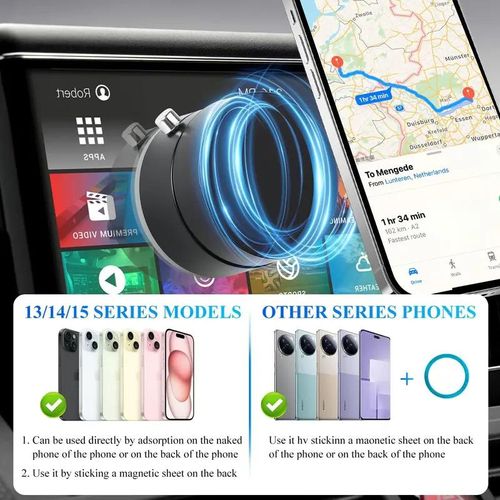*Magnetic Phone Holder Stand, Adjustable & Foldable, Strong Suction Cup, Vacuum Adsorption, Portable Multifunctional Mobile Phone Stand for Car & Multi-Scene Use vacuum magnetic