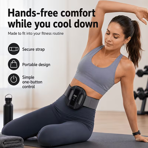 15-level adjustable fascia ring vibration massager, fat-burning machine, belly-slimming and weight-loss device, portable home fitness massage and body shaping trainer, adjustable full-body muscle relaxation massager.