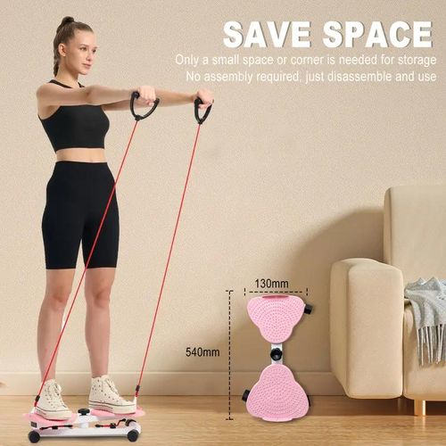 Waist Twister Board,Ab Fitness Machine Exercise Twist Boards with 300 lbs Weight Capacity,Waist Sculptor Twist ,Noiseless Balance Board Home Gym Exercise Equipment