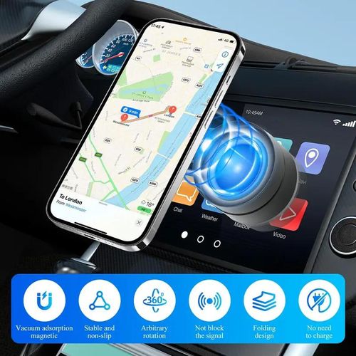 *Magnetic Phone Holder Stand, Adjustable & Foldable, Strong Suction Cup, Vacuum Adsorption, Portable Multifunctional Mobile Phone Stand for Car & Multi-Scene Use vacuum magnetic