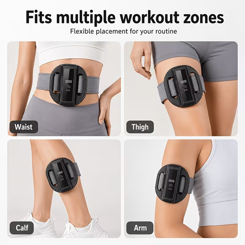 15-level adjustable fascia ring vibration massager, fat-burning machine, belly-slimming and weight-loss device, portable home fitness massage and body shaping trainer, adjustable full-body muscle relaxation massager.