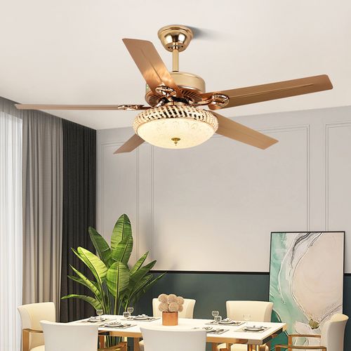 Crystal Fan Light – Stylish Ceiling Fan with Light for Home
