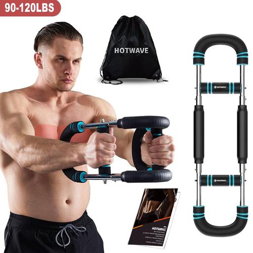 HOTWAVE Arm Trainer Chest workout Strengthen Chest and Arm Muscles Men's Fitness Trainer Detachable Portable Spring Resistance Home Fitness Equipment