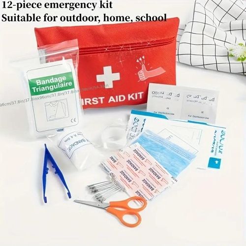 Outdoor First Aid Kit, Portable Bag for Hunting, Hiking, Camping, Includes Emergency Supplies and Accessories for Multi-purpose Use, Christmas Gift, Camping Essentials, Camping Accessories, Selfcare