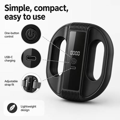 15-level adjustable fascia ring vibration massager, fat-burning machine, belly-slimming and weight-loss device, portable home fitness massage and body shaping trainer, adjustable full-body muscle relaxation massager.