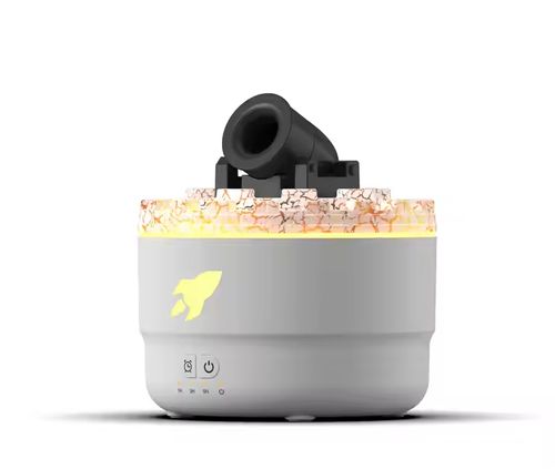Simulated smoke ring, volcanic cannon, aroma diffuser, home humidifier, large-capacity fog volume diffuser, essential oil, seven-color crack, raindrop, jellyfish smoke ring, USB, small portable desktop bedroom humidifier