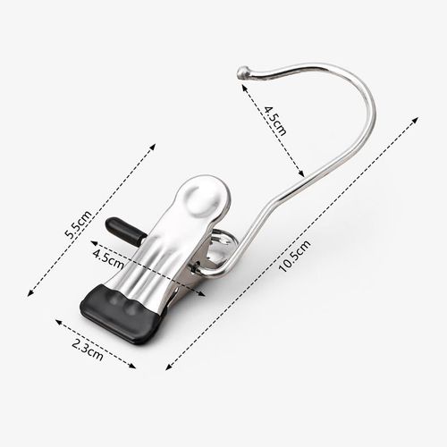 10-50PCS Premium Stainless Steel Rotating Hanging Clips – Durable 360° Space-Saving Design for Laundry, Dish Drying Rack, Storage & Organization, Heavy-Duty Hooks for Clothes, Towels, Kitchen & Home Decor & Home Storage Solutions Hangers Organiser