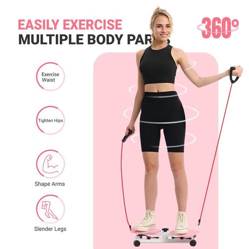 Waist Twister Board,Ab Fitness Machine Exercise Twist Boards with 300 lbs Weight Capacity,Waist Sculptor Twist ,Noiseless Balance Board Home Gym Exercise Equipment