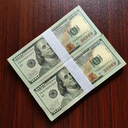 High quality $100 note replica, film prop money
