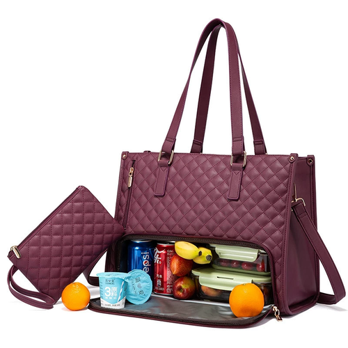 Ladies' insulated lunch box leak proof lunch bag