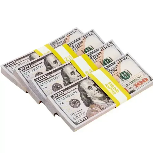 High quality $100 note replica, film prop money