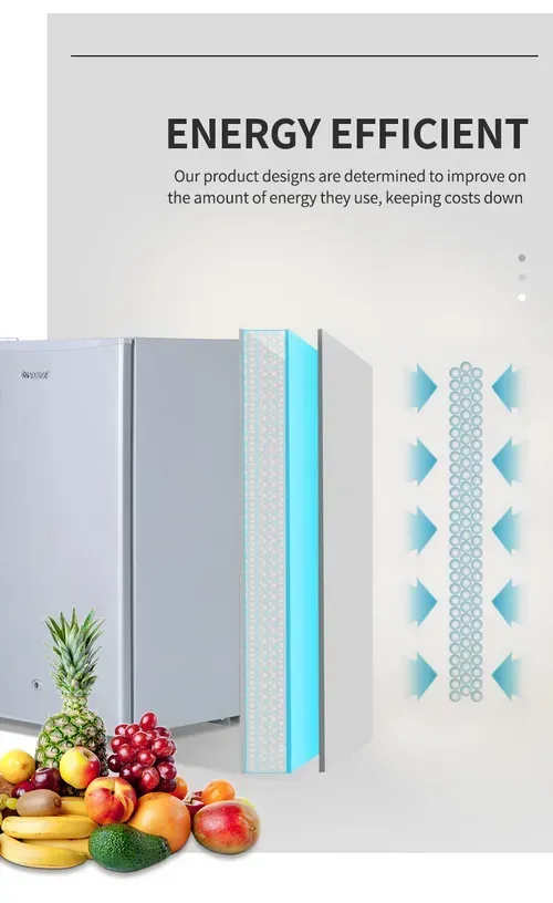 BC-92 Snowsea Defrosting Single Door Countertop Room Refrigerator Mini Countertop Refrigerator Top Freezer Refrigerator for Home Kitchen