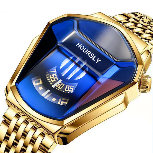Men's New Trendy Cool Motorcycle Concept Quartz Men's Watch, Suitable for Various Holiday Gifts