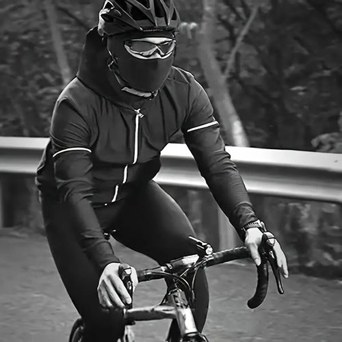 2-piece face mask + sleeves - Windproof, sunproof, breathable, suitable for running, cycling, skiing, and applicable in all seasons