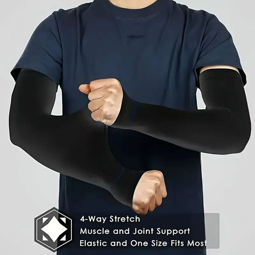 2-piece face mask + sleeves - Windproof, sunproof, breathable, suitable for running, cycling, skiing, and applicable in all seasons