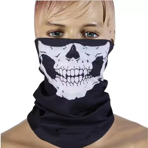 2-piece face mask + sleeves - Windproof, sunproof, breathable, suitable for running, cycling, skiing, and applicable in all seasons