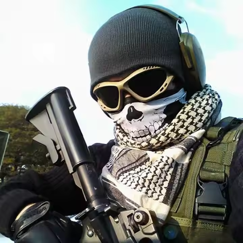 2-piece face mask + sleeves - Windproof, sunproof, breathable, suitable for running, cycling, skiing, and applicable in all seasons
