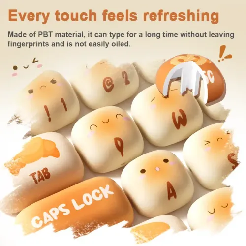 Keyboard with Bread - inspired Functions