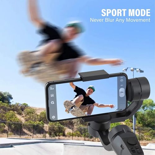 Mobile phone three-axis stabilizer VLOG handheld gimbal intelligent follow-up camera with supplementary lighting Q09 anti-shake single-axis selfie pole